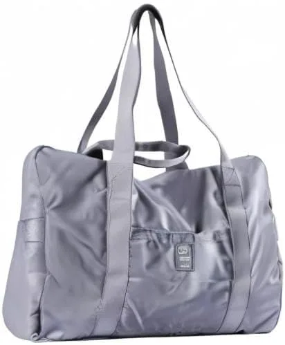 Vista 7 de VanFn Bolsa de viaje plegable, Bolsa de deporte de lona para gimnasio, Totalizadores de nailon a prueba de lluvia, Bolso de hombro deportivo, Bolsas