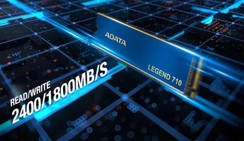 Vista 6 de ADATA Legend 710 NVMe M.2 2280 SSD de 256 GB (lee hasta 2100 MB/s y escribe hasta 1000 MB/s)
