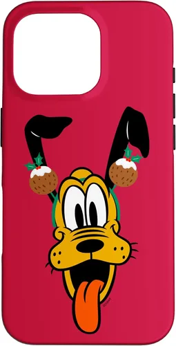 Vista 20 de Disney Plutón - Funda para iPhone 17 con diadema de pudín navideño