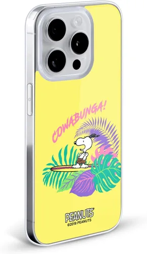 Vista 74 de Head Case Designs Peanuts Tropical Surf Snoopy Aloha Disco Gel Funda con licencia oficial [protección de grado militar] compatible con Apple iPhone