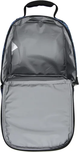 Vista 5 de Bioworld DC Comics The Batman - Lonchera para niños, con doble compartimento, bolsa de almuerzo de superhéroe de 10 pulgadas