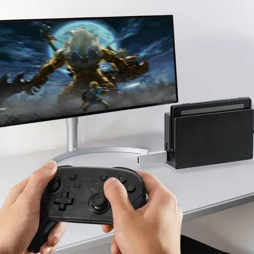 Vista 6 de Mcbazel Mayflash Magic-NS inalámbrico PS5 PS4 PS3 Switch Pro Controller Fighting Stick Adapter para Nintendo Switch PC, NeoGeo Mini con USB a tipo C