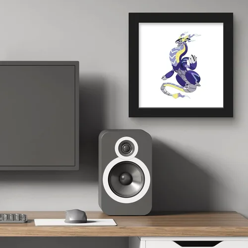 Vista 5 de Trends International Gallery Pops Pokémon Miraidon - Póster de pared, 12.00 x 12.00 pulgadas, versión de marco negro