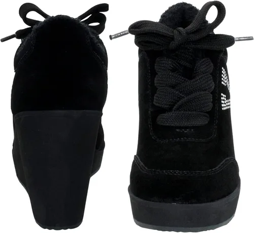 Vista 2 de VOLATILE Cash Fashion - Zapatos deportivos de cuña con plataforma para mujer