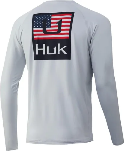 Vista 22 de HUK Camisa unisex de camuflaje Pursuit para niños Camisa de manga larga para niños Sotavento de roble musgoso