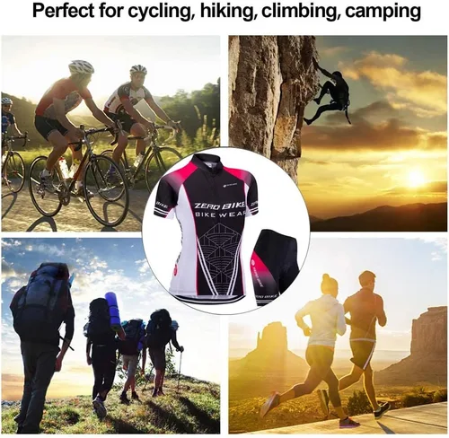Vista 24 de Jersey de ciclismo para mujer, de manga corta, secado rápido, transpirable, para montaña.