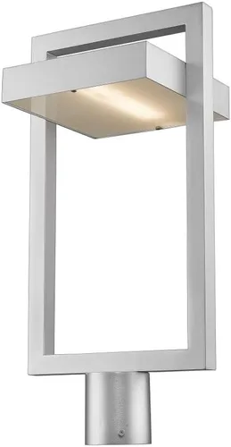 Vista 2 de Z-Lite 566PHBR-SL-LED - Accesorio de montaje en poste para exteriores, 1 luz, color plateado