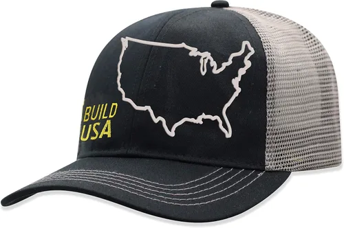 Vista 3 de John Deere Build State Pride - Gorra negra y gris, Amarillo, gris