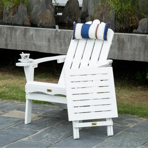 Vista 7 de DJL Mesa auxiliar plegable de madera para sillas Adirondack, mesa auxiliar pequeña para exteriores, mesa pequeña portátil para porche, patio, jardín