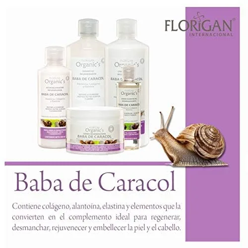 Vista 5 de Florigan Champú Hidratante Baba de Caracol 1lt.