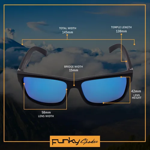 Vista 4 de Shadez FS Classic Polarized Sunglasses for Men, UV400 Protection, Polycarbonate Frame, Stainless Steel Hinges