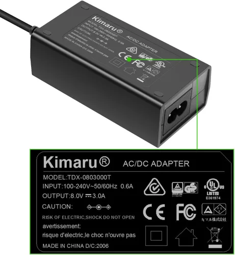Vista 9 de Kimaru LP-E6NH Batería ficticia ACK-E6 Adaptador de corriente de CA DR-E6 Kit de acoplador de CC para Canon EOS R5 R5C R6 R6II R7 R, 90D 80D 70D 60D