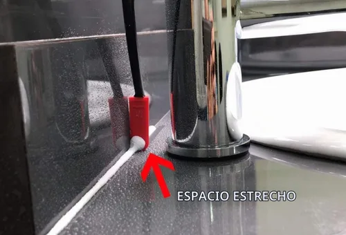Vista 6 de ORXPLUS TOOLS - Kit de herramientas de calafateo de 10 piezas, herramienta de acabado de silicona para áreas estrechas, baño, cocina, fregadero