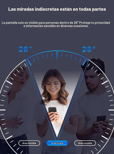 Vista 3 de GIGIKISS Protector de pantalla de privacidad compatible con iPhone 15 Pro de 6.1 pulgadas, protector de pantalla de vidrio templado HD antiespía