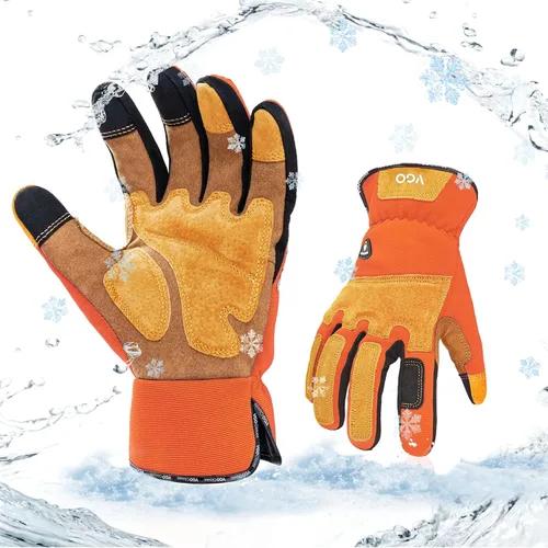 Vista 8 de Vgo... 1 par de guantes de jardinería para hombre, guantes de trabajo de seguridad, a prueba de pinchazos, a prueba de espinas, pantalla táctil