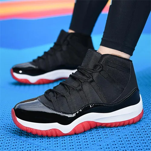 Vista 5 de Zapatos de baloncesto para hombre, zapatos casuales, zapatos deportivos, zapatos cruzados, zapatos casuales para caminar