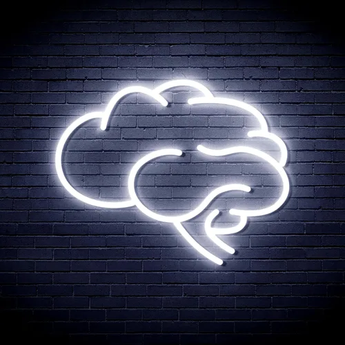 Vista 11 de AdvPro Señal de neón LED de silicona Brain Flex - Azul - st16s33-fnu0063-b