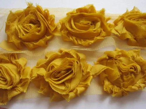 Vista 15 de yycraft Pack de Flores de estrás de 2 pulgadas con perla para manualidades.