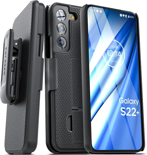 Vista 18 de Encased DuraClip - Funda para Samsung Galaxy S21 con clip para cinturón (2021), funda delgada con funda, color negro