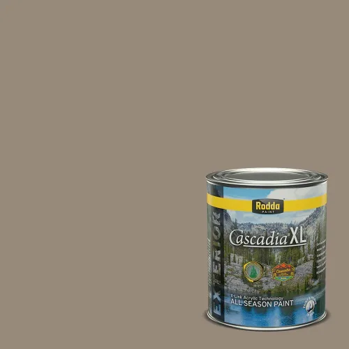 Vista 147 de Rodda Paint CASCADIA XL Pintura e imprimación satinada para exteriores en uno, cuarto de galón, Metropolis Mood