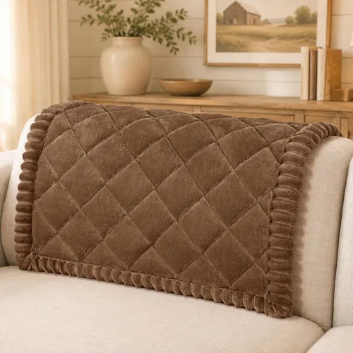 Vista 43 de Smiry Couch Cover for Dogs, Non Slip Washable Pet Sofa Protector for Large Dogs, Cats, Fuzzy Plush Sofa Covers Backrest & Armrest, Against Fur, Dirt