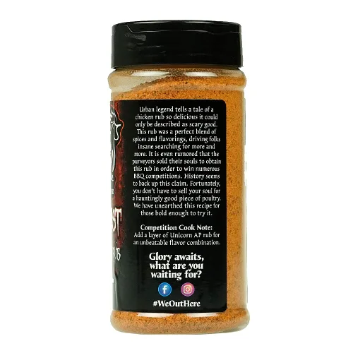 Vista 2 de Prime Time Spices' Poultry Geist 11 oz. Ganador del premio de 0 calorías para pollo