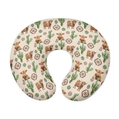 Vista 12 de Funda de almohada de lactancia de alpaca arcoíris para alimentación con biberón, funda de almohada de lactancia transpirable extraíble para bebé