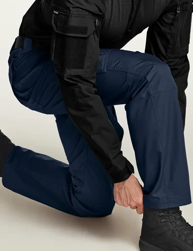 Vista 7 de CQR Pantalones tácticos para hombre, resistentes al agua, pantalones cargo Ripstop, ligeros EDC trabajo, senderismo, ropa para exteriores