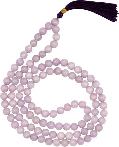 Vista 38 de Collar y Pulsera de Cuentas de Oración Japa Mala de Amazing Gemstone, 108 Cuentas para Meditación turquesa (African Turquoise)