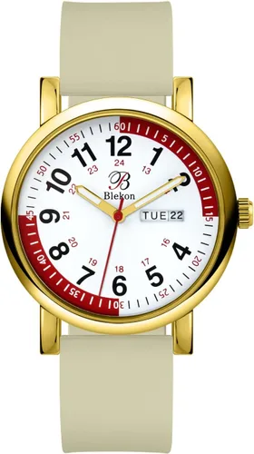 Vista 12 de Blekon Pulsometer Nurse Watch with Secondhand – Scrub Matching Band Colors for Medical Professionals – Super Easy to Read Dial w/Day and Date