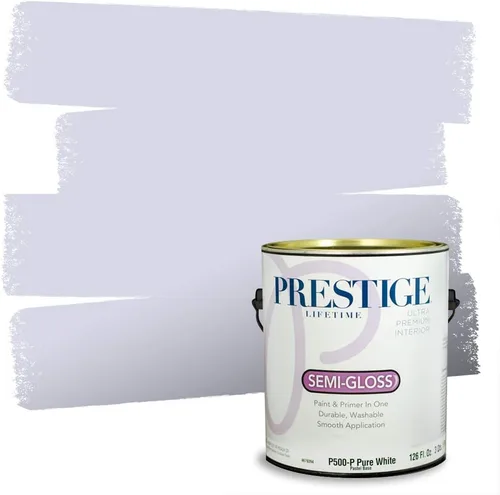 Vista 91 de Prestige Pintura interior e imprimación en uno, increíble, satinado, 1 galón