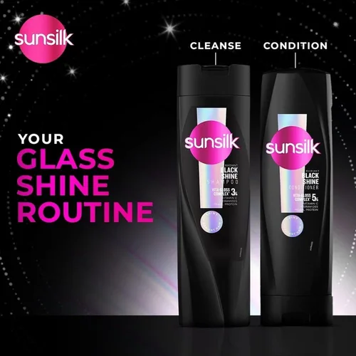 Vista 4 de sunsilk Champú Black Shine 6.1 fl oz