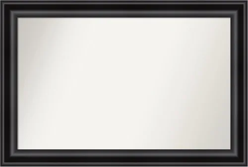Vista 82 de Amanti Art Espejo personalizado, espejo de baño negro puente, espejo de pared o espejo de tocador de baño sobre el fregadero (26 x 26 pulgadas)