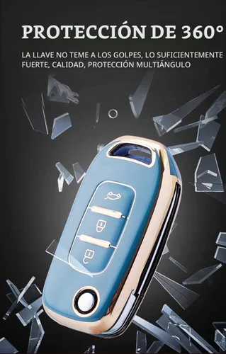 Vista 5 de para Renault Kadjar, funda inteligente de llave de control remoto plegable para Renault Kadjar, Captur, Megane, Sandero, Stepway, Logan, Clio 5