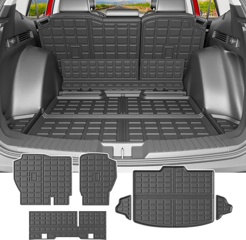 Vista 18 de powoq - Alfombrilla para maletero compatible con Honda CRV 2012-2016, revestimiento para cajuela TPE, alfombrilla de carga de repuesto para Honda