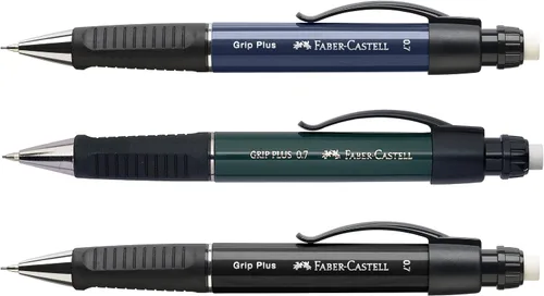 Vista 3 de Faber-Castell Lápiz Grip Plus 07 - Azul Metálico (1 unidad)