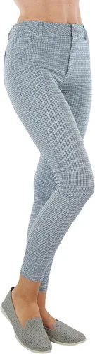 Vista 3 de ToBeInStyle Pantalones bengalinos con cinturón para mujer
