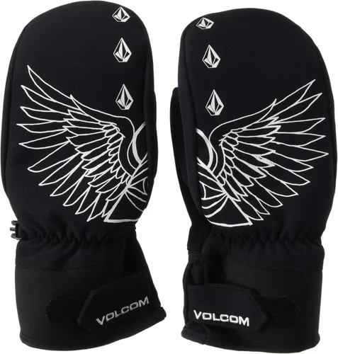 Vista 2 de Volcom Nyle - Manopla de esquí para hombre con aislamiento de tubería y parque negro Camo Black