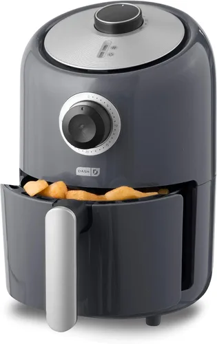Vista 10 de DASH Horno freidora de aire compacto con control de temperatura, cesta de freír antiadherente, guía de recetas + función de apagado automático, 2
