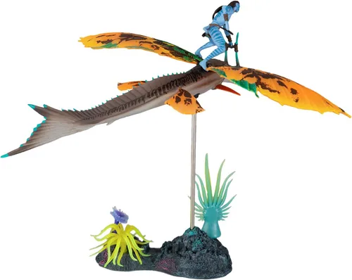 Vista 7 de McFarlane - Avatar: The Way of Water - Mundo de Pandora - Jake Sully y Skimwing Avatar el camino del agua Playset Mundo de Pandora - Jake Sully &