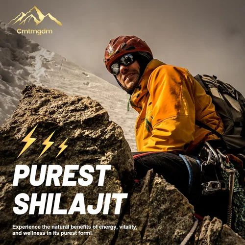 Vista 6 de Shilajit Cápsulas – Shilajit orgánico puro del Himalaya de 20,000 mg para hombres y mujeres con Ashwagandha, apoya la vitalidad y el bienestar