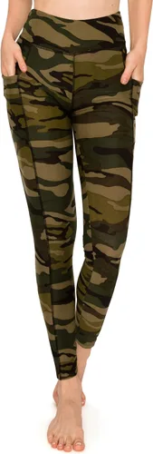 Vista 2 de ALWAYS Leggings de yoga para mujer, de cintura alta, suaves, lisos, elásticos, de cintura alta
