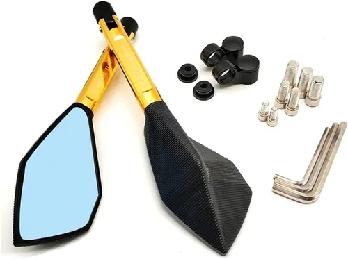 Vista 12 de Accesorios Espejos retrovisores laterales para motocicleta, aluminio CNC para Kawasaki Ninja 400R GTR1400 ZX14R Z1000SX H2R KLZ1000 Versys Z400
