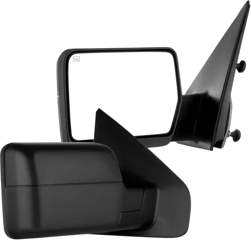 Vista 17 de Espejos de remolque Compatibles con Ford F150 1997-2003, cabina estándar y extendida (no para modelos de 4 puertas), espejos de remolque izquierdo