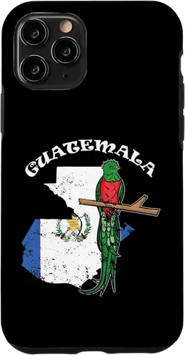Vista 27 de Funda de recuerdo para iPhone 16 Quetzal de Guatemala con bandera de Guatemala