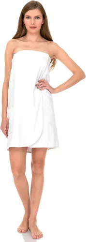 Vista 3 de TowelSelections Womens Shower Wrap Adjustable Cotton Terry Cloth Bathwrap Gym Cover-up
