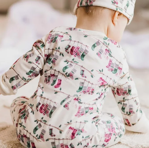 Vista 4 de Burt's Bees Baby Enterizo de una pieza para bebé, 100% algodón orgánico