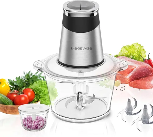 Vista 11 de MEGAWISE Picadora de carne eléctrica de la picadora de alimentos 500W