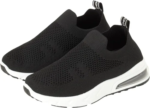 Vista 7 de bebe Zapatos para niña Zapatos ligeros para correr casuales Tenis de punto transpirable a la moda (11-4 niños pequeñosniños grandes)