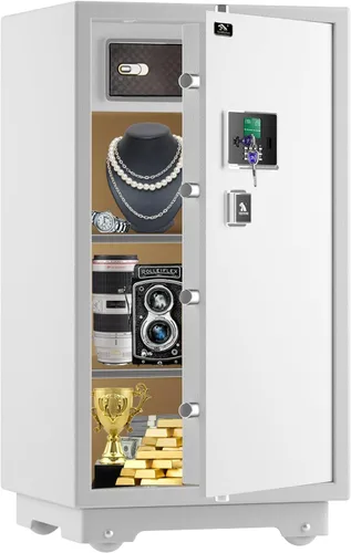 Vista 11 de TIGERKING Caja Fuerte Grande de Servicio Pesado, Caja Fuerte Digital de Seguridad para el Hogar de 3.47 Pies Cúbicos con Cerradura de Combinación